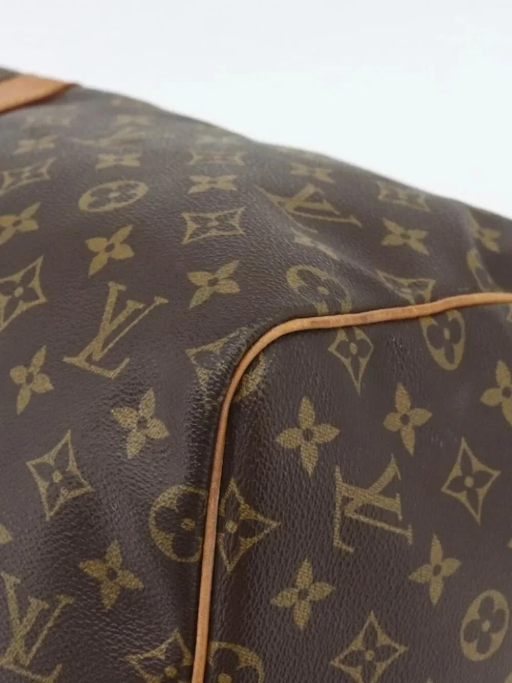 LOUIS VUITTON Monogram Keepall 55 Boston Bag M41424 LV Auth ka4447